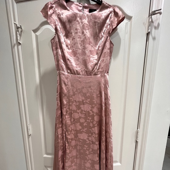 Lulus szM rose/pink floor length gown - Picture 2 of 16
